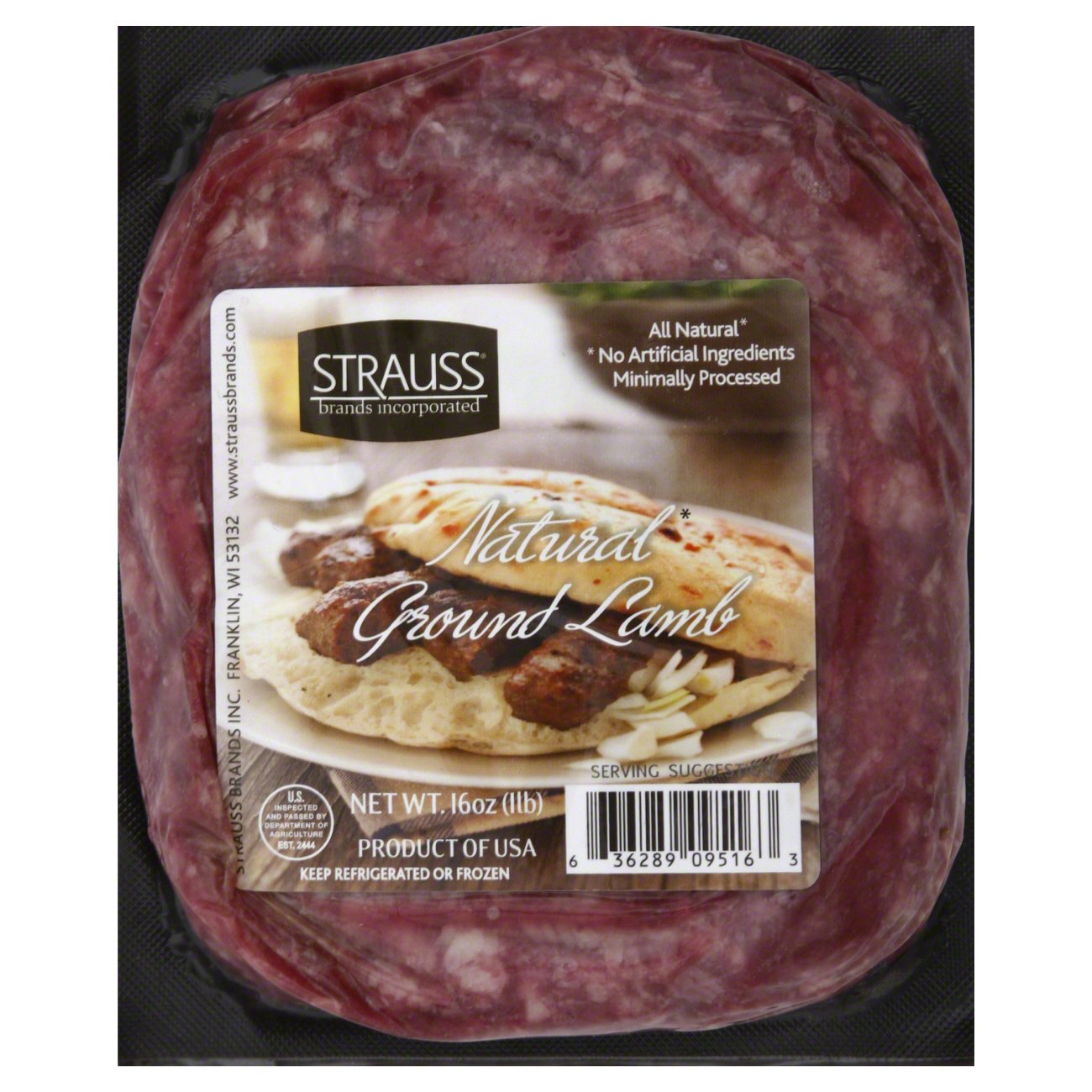 Strauss Natural Ground Lamb Shop Lamb & goat at HEB