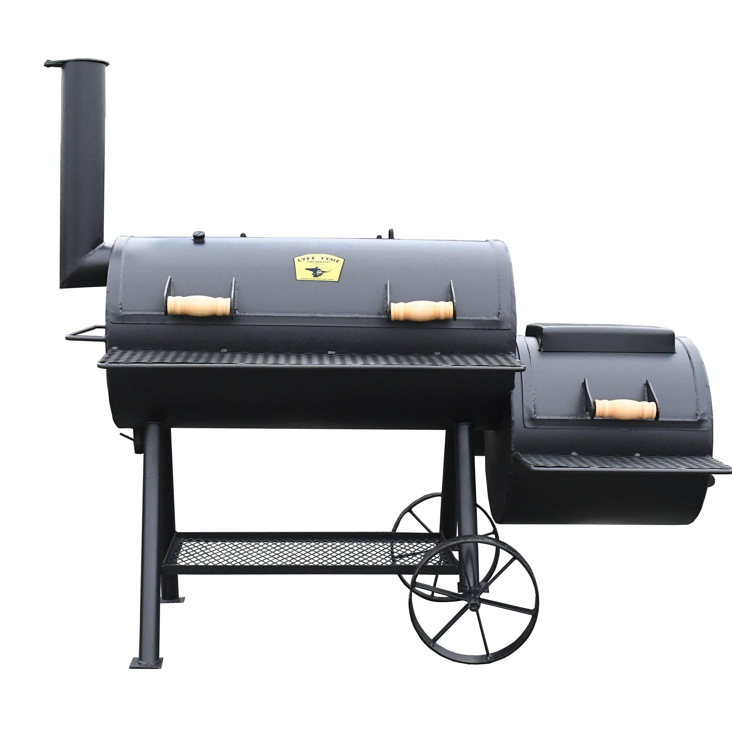 Lyfe Tyme Single Lid Grill with Firebox Shop Grills & smokers at HEB
