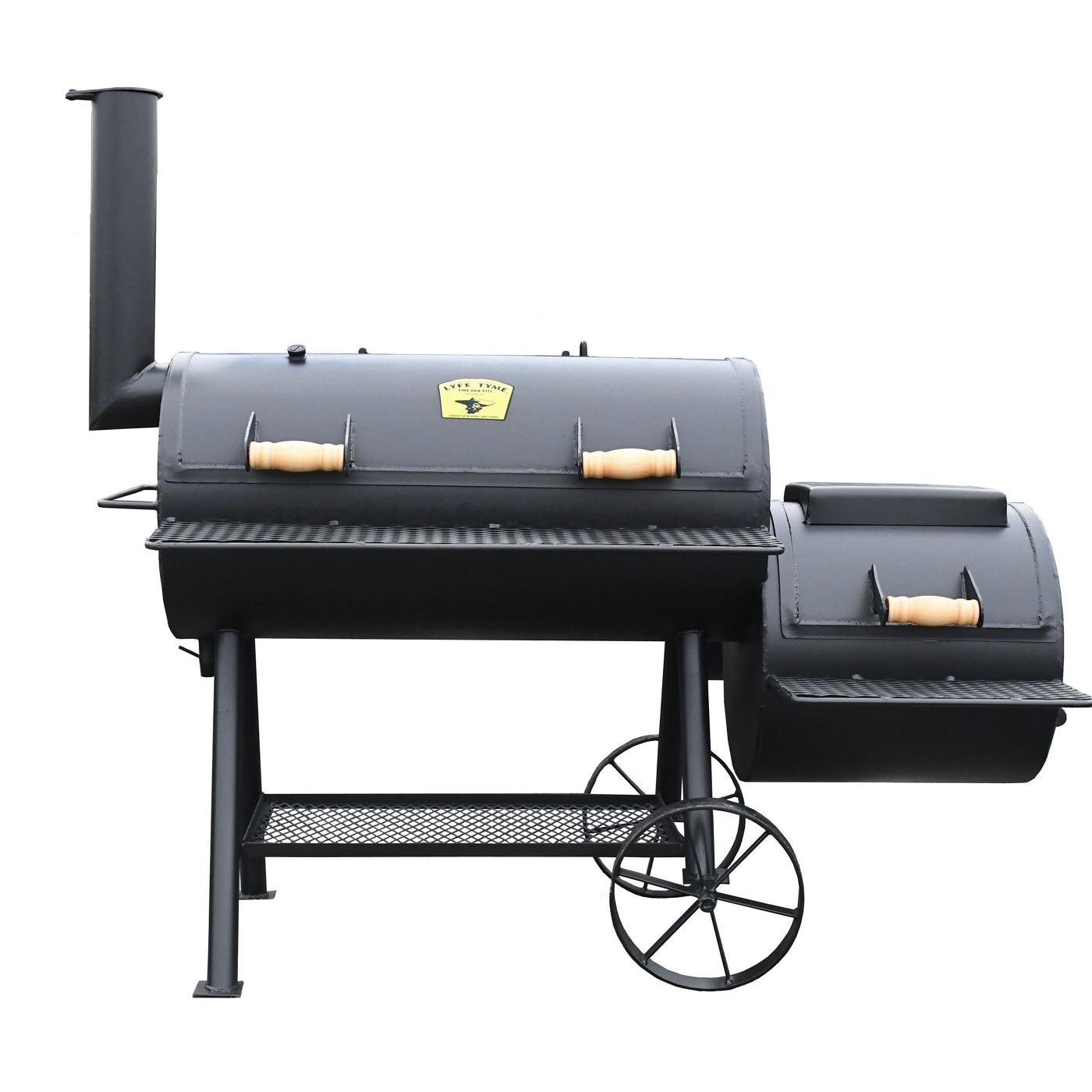 Lyfe Tyme Single Lid Grill with Firebox; image 1 of 2