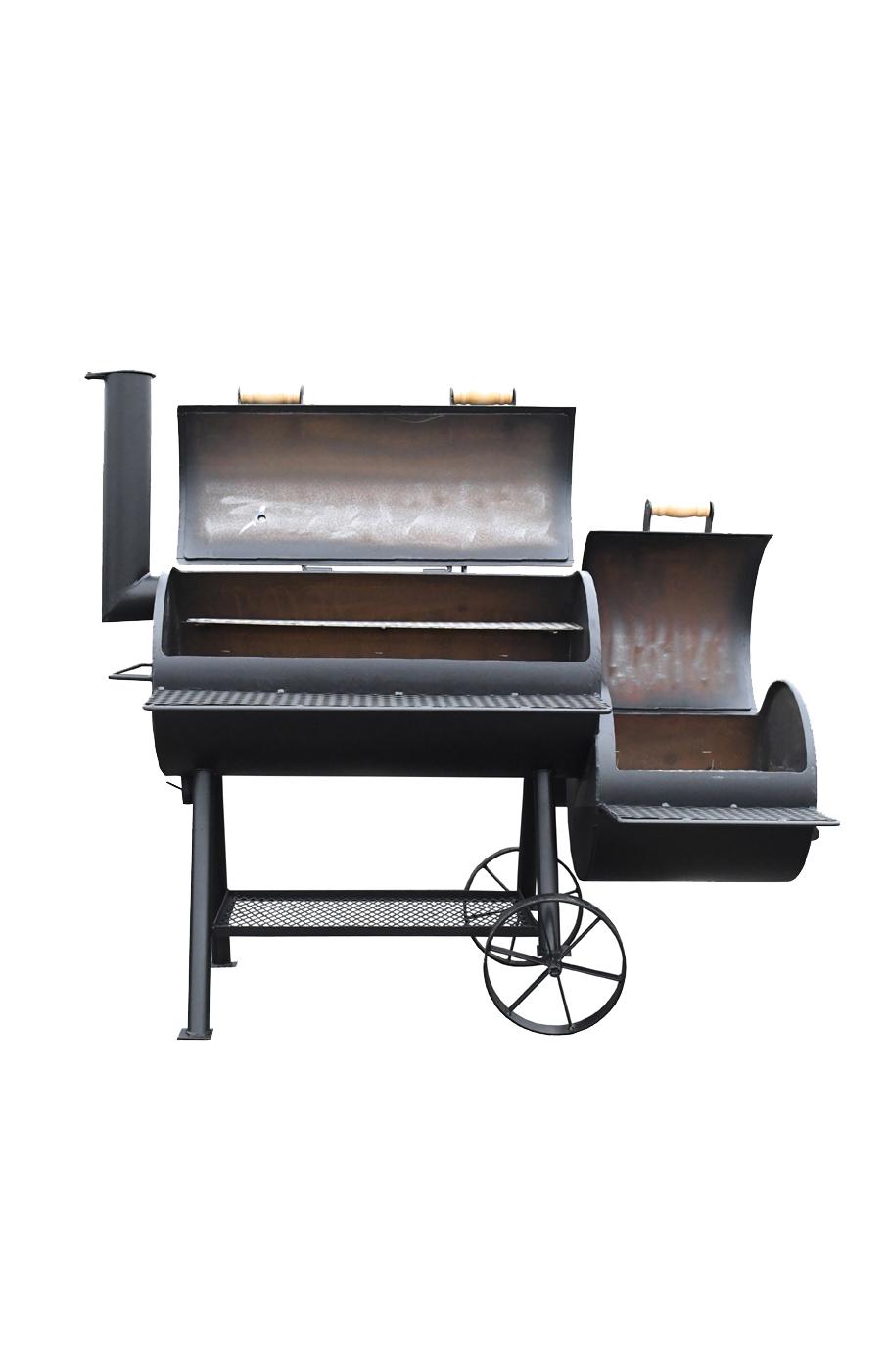 Lyfe Tyme Single Lid Grill with Firebox; image 2 of 2