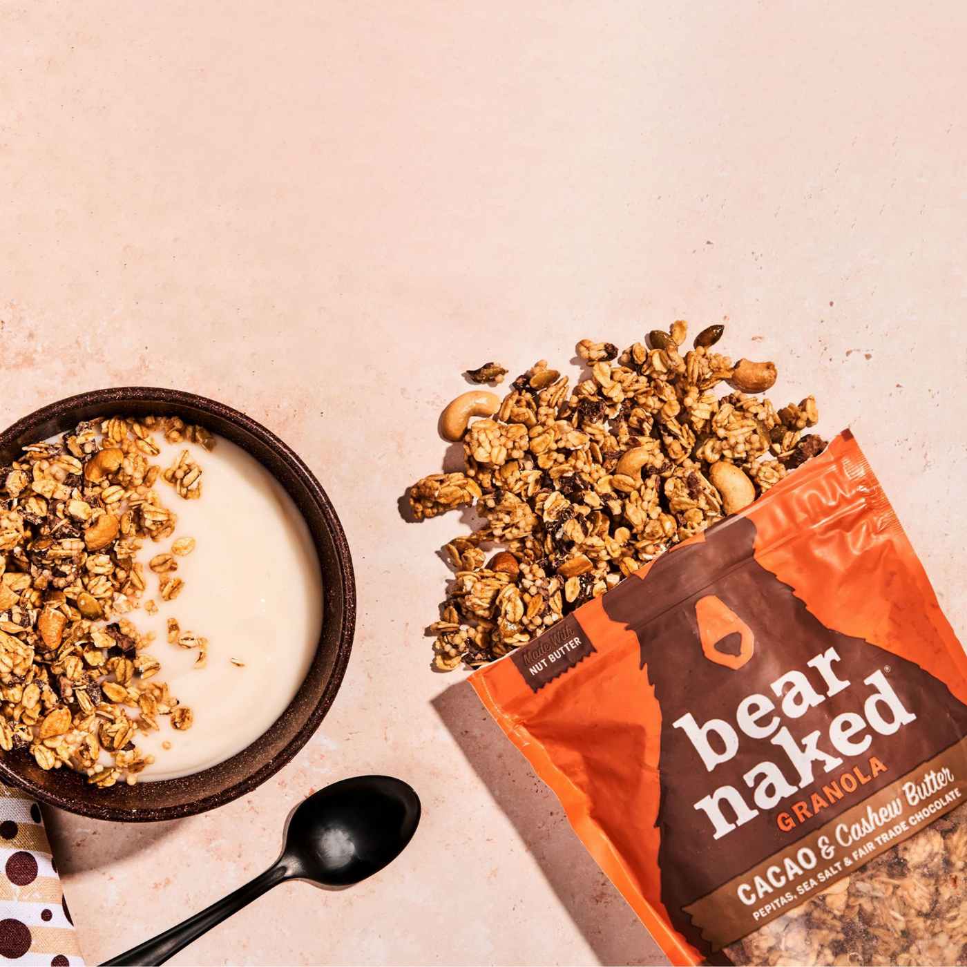 Bear Naked Granola - Cacao & Cashew Butter; image 2 of 8