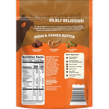 Bear Naked Granola - Cacao & Cashew Butter