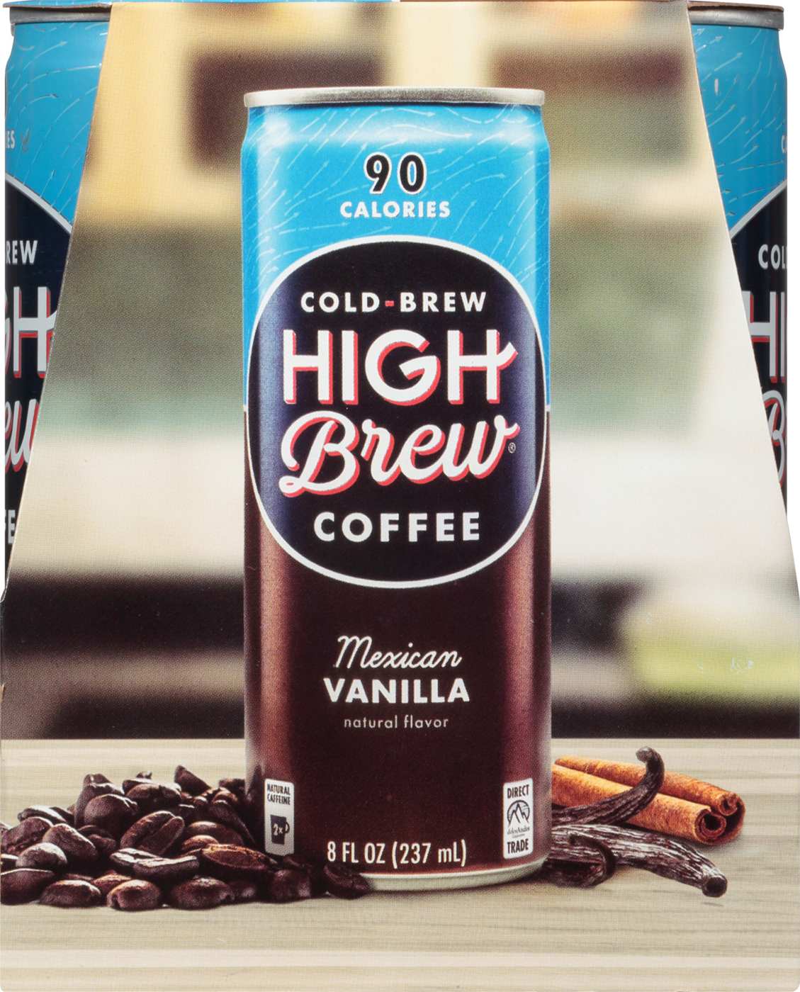 High Brew Mexican Vanilla Cold Brew Coffee 8 oz Cans; image 3 of 3