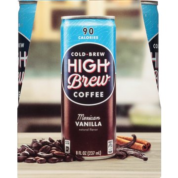 High Brew Mexican Vanilla Cold Brew Coffee 4 pk Cans
