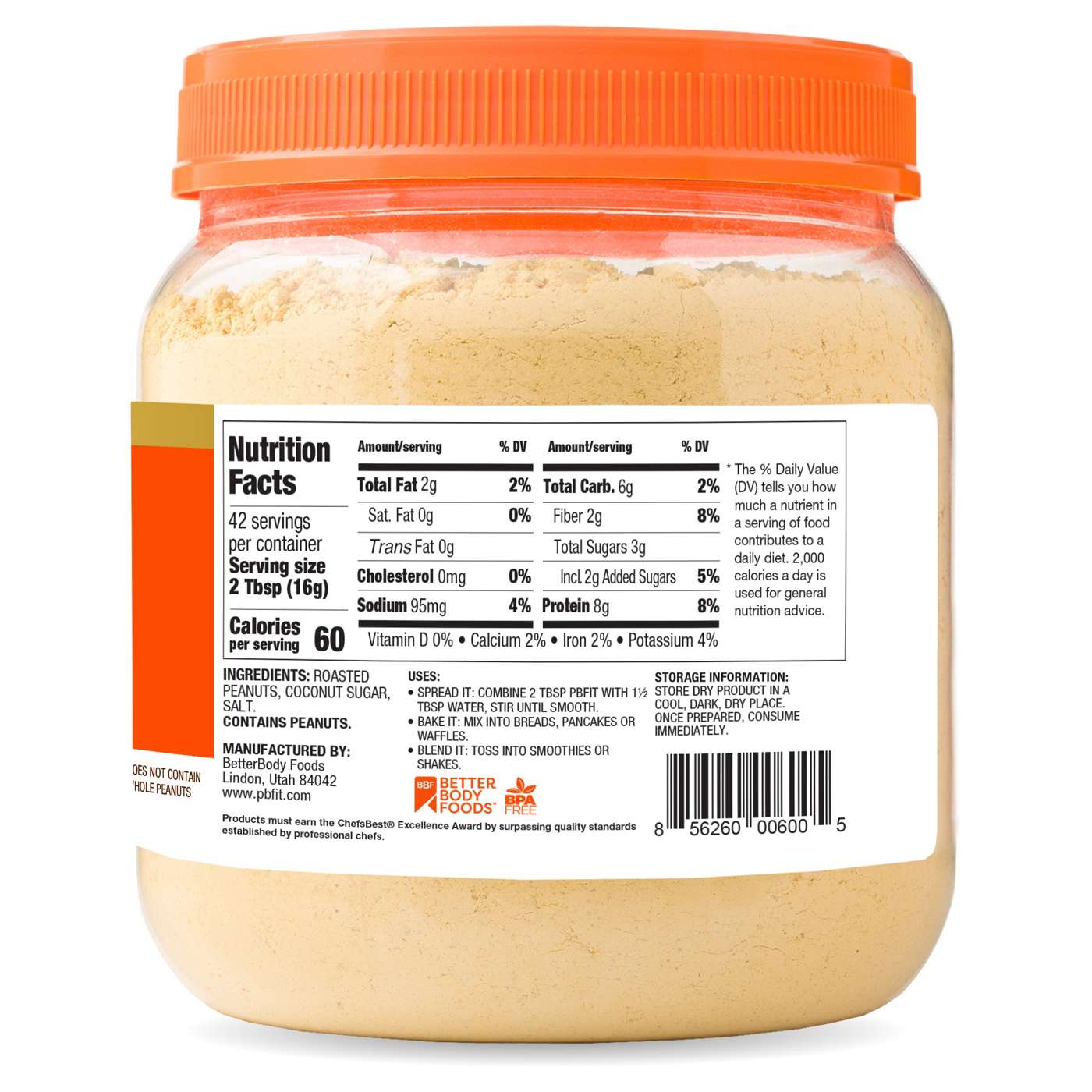 PBfit Classic Roasted Peanut Butter Powder; image 3 of 3