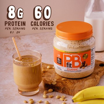 PBfit Classic Roasted Peanut Butter Powder, 24 oz