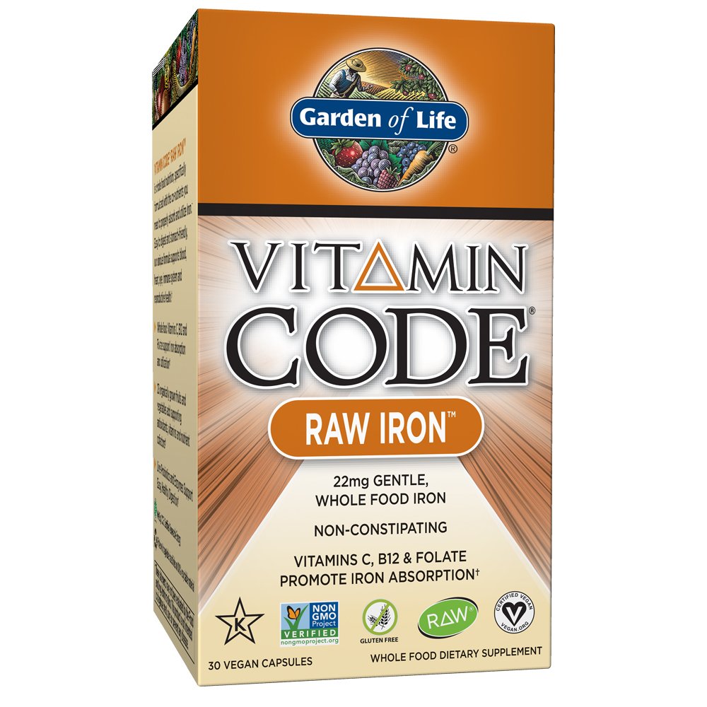 Garden of Life Vitamin Code Raw Iron Capsules Shop Herbs & Homeopathy