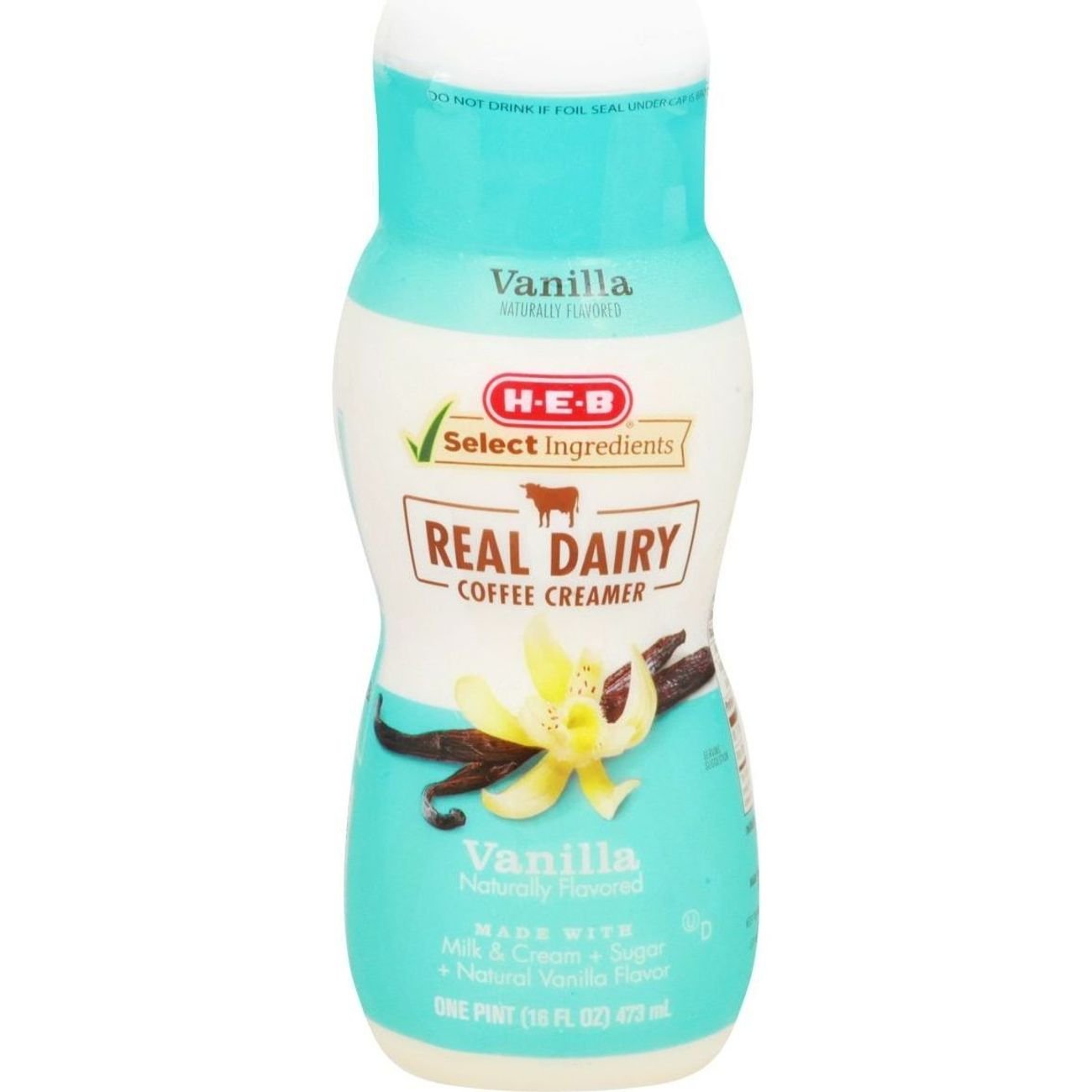 HEB Select Ingredients Vanilla Liquid Coffee Creamer Shop Coffee