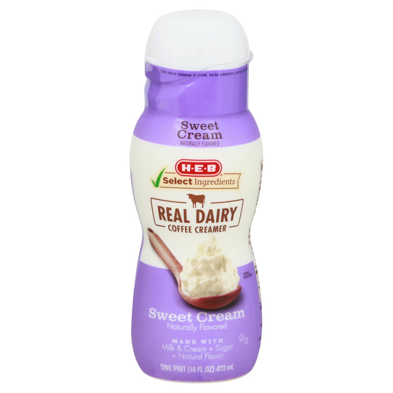 Download H E B Select Ingredients Sweet Cream Liquid Coffee Creamer Shop Coffee Creamer At H E B
