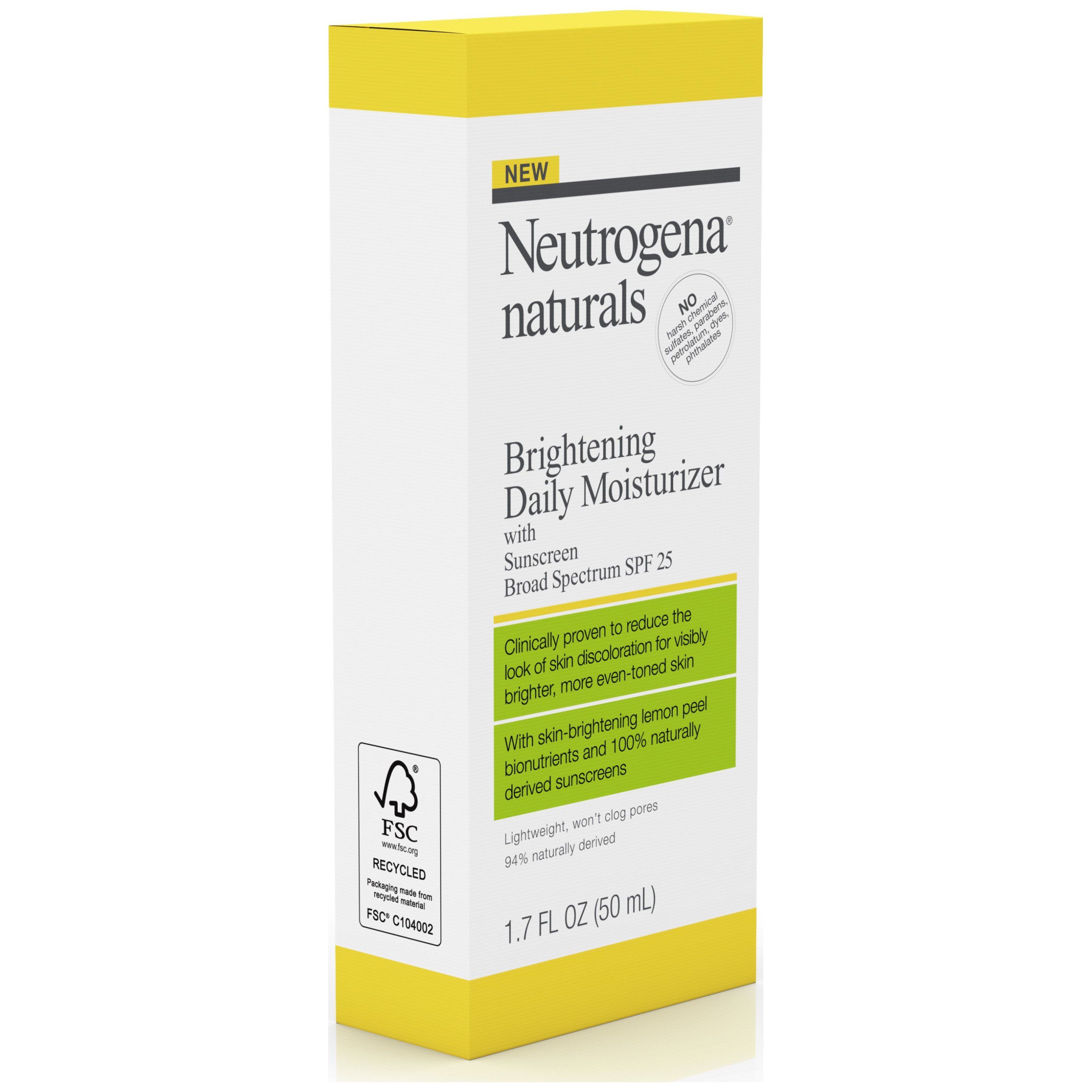 Neutrogena Naturals Brightening Daily Moisturizer With Sunscreen Broad Spectrum SPF 25 - Shop 