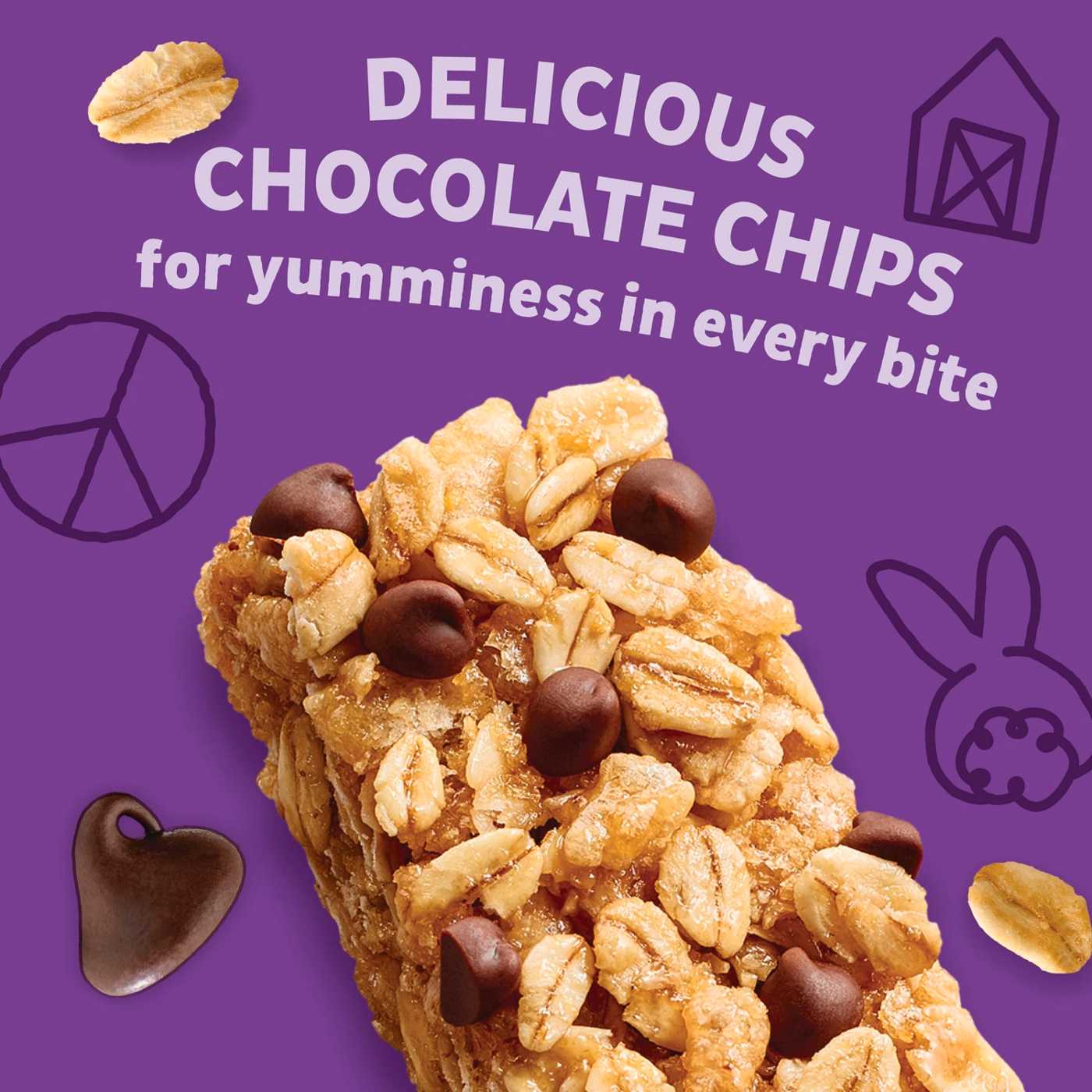 Annie's Organic Chewy Chocolate Chip Granola Bars; image 2 of 5