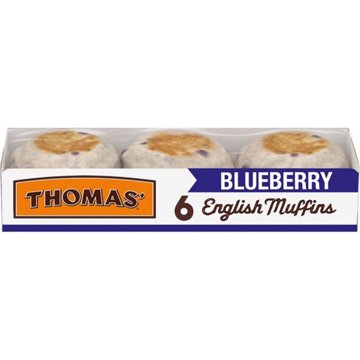 Thomas' Blueberry English Muffins, 6 ct