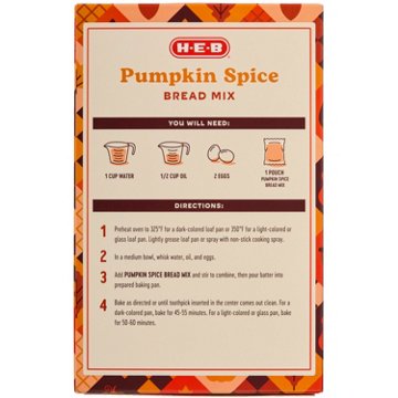 H-E-B Pumpkin Spice Bread Mix