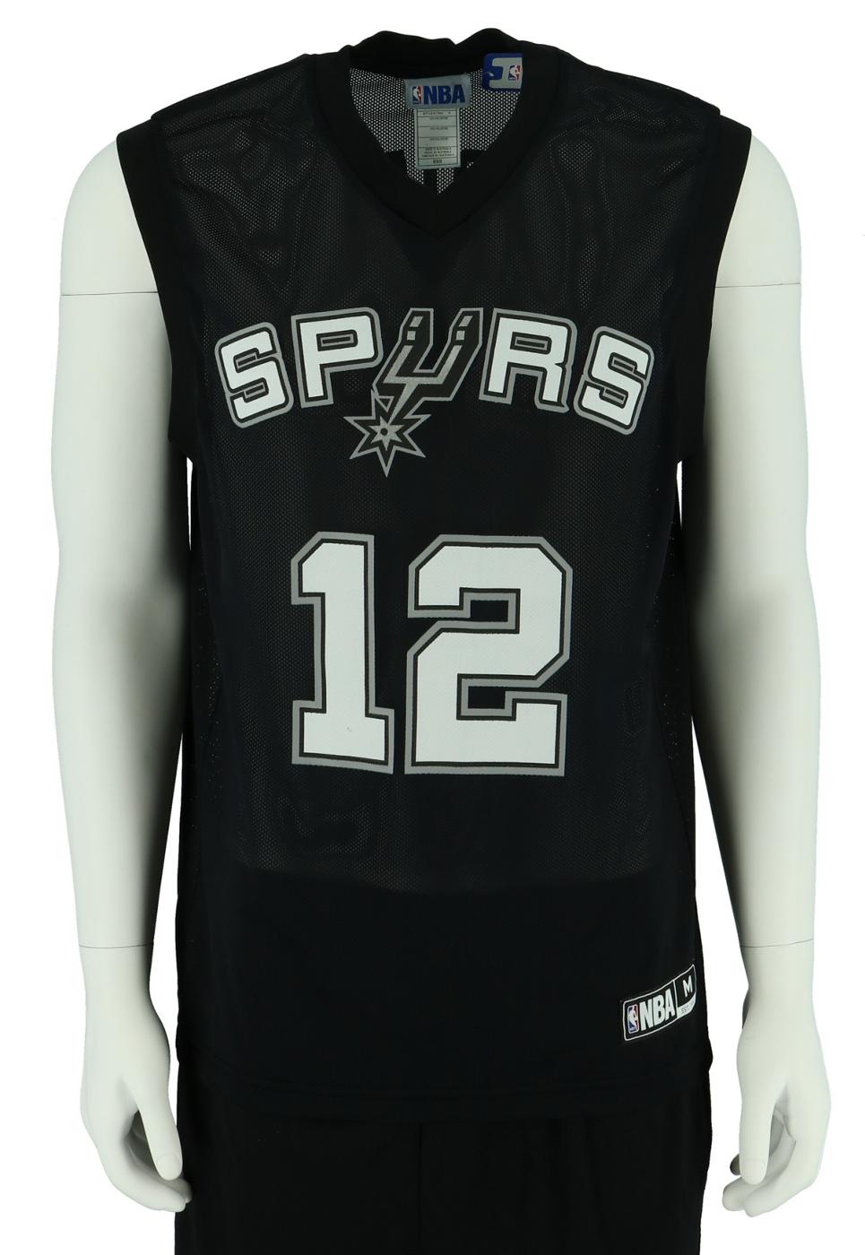 San Antonio Spurs #12 LaMarcus Aldridge, Black Jersey; image 1 of 2