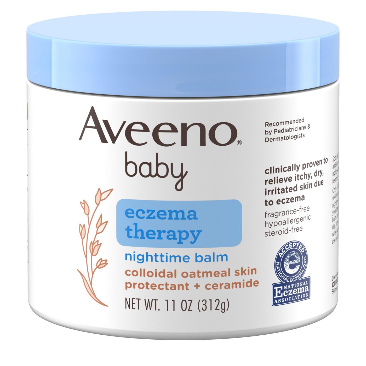 Aveeno Baby Eczema Therapy Nighttime Balm; image 1 of 6