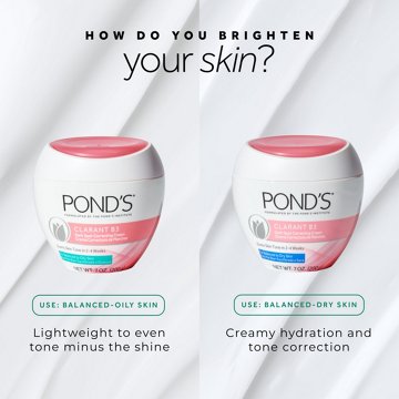 Pond's Clarant B3 Dark Spot Correcting Face Cream for Dry Skin, 1.75 oz