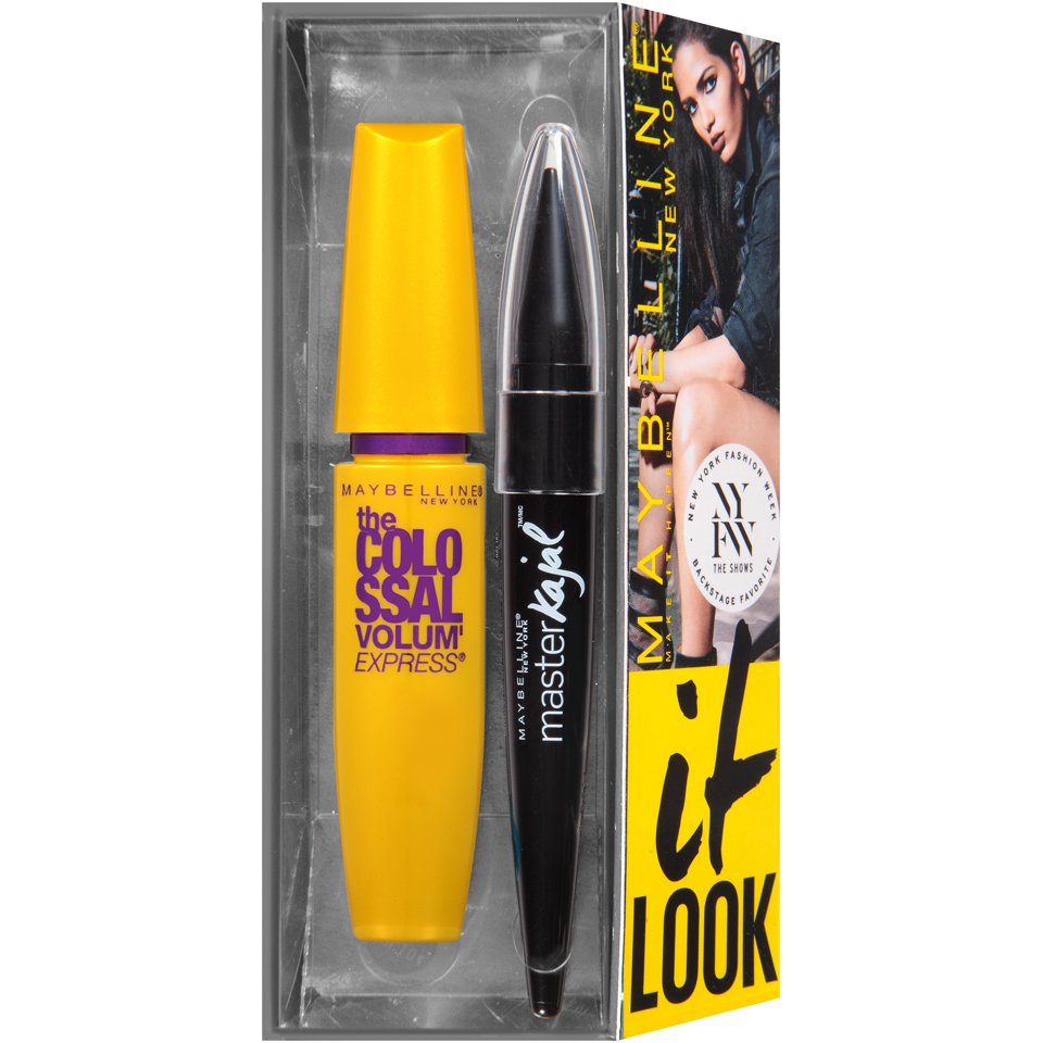 Maybelline Fashion Week Combo The Colossal Mascara & Master Kajal