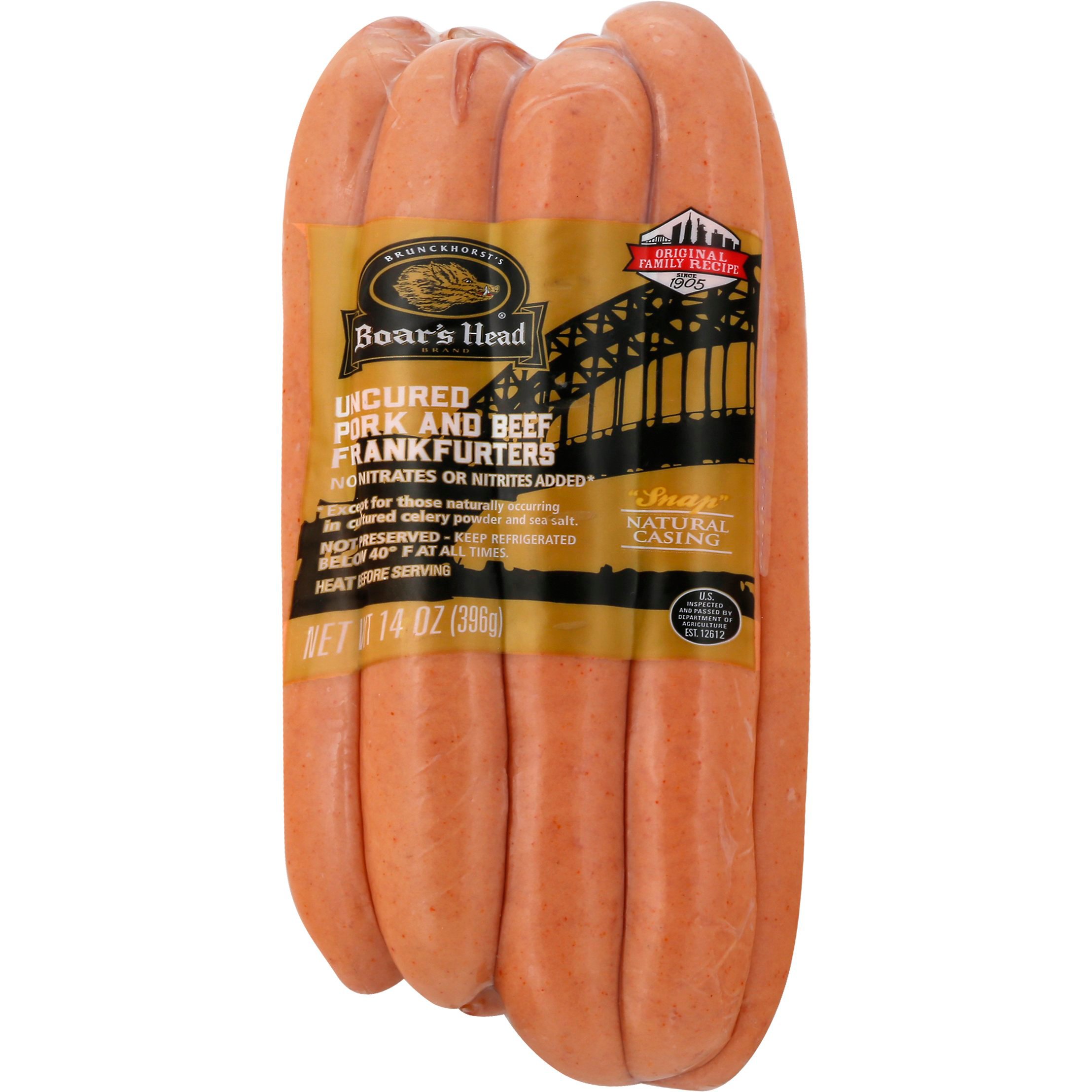 Savor The True Taste: Boar's Head Uncured Beef Frankfurters For Authentic Flavor