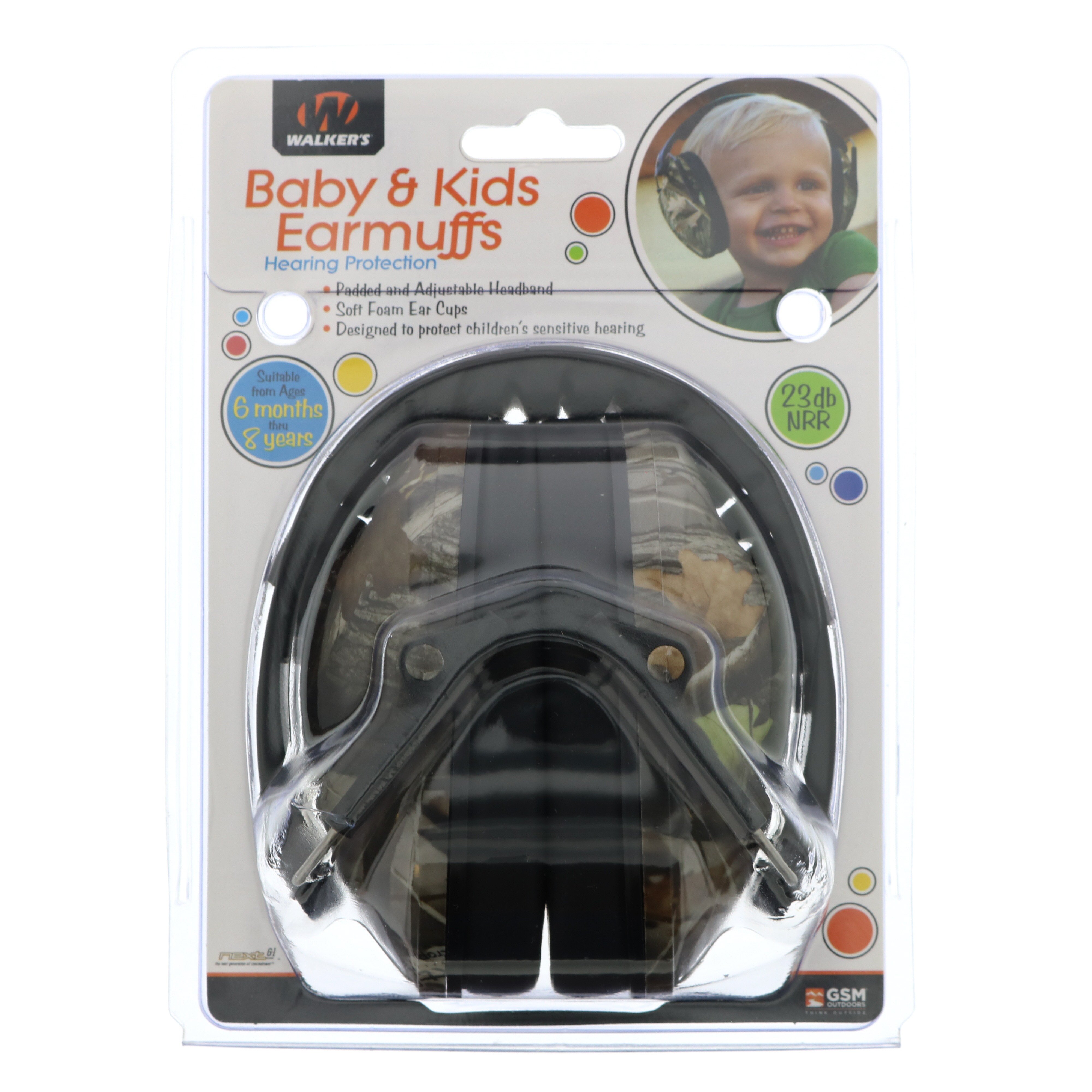 Walkers Baby And Kids Earmuffs, Camouflage Print Shop Ear plugs at HEB
