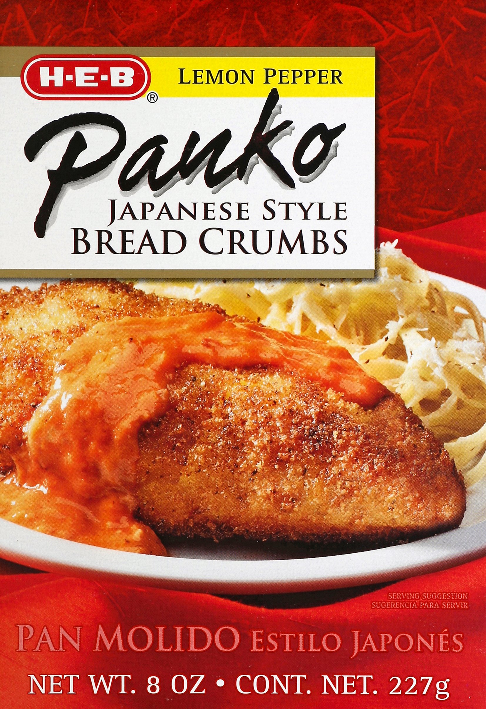 HEB Lemon Pepper Panko Japanese Style Bread Crumbs Shop Breading