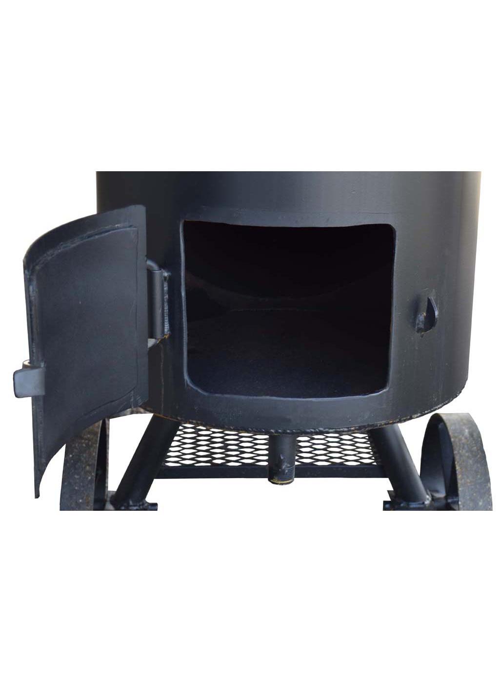 Lyfe Tyme 20" x 40" Single Lid Vertical Smoker with Firebox Shop