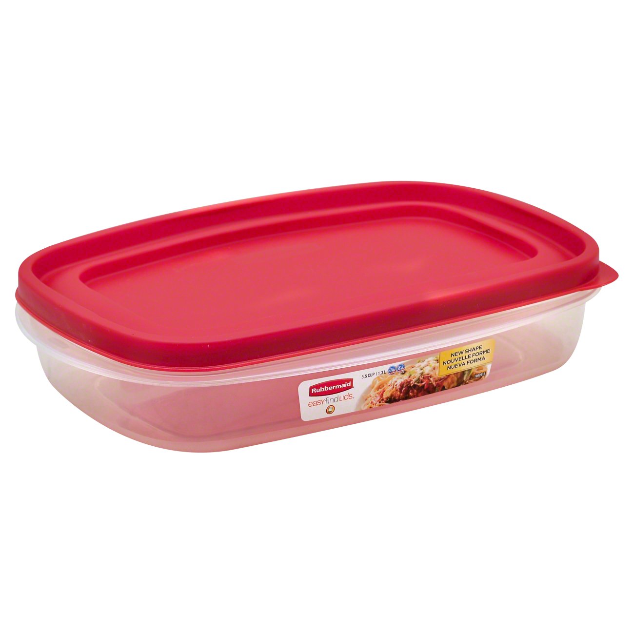 Rubbermaid Easy Find Lids Rectangle Shop Food Storage at HEB