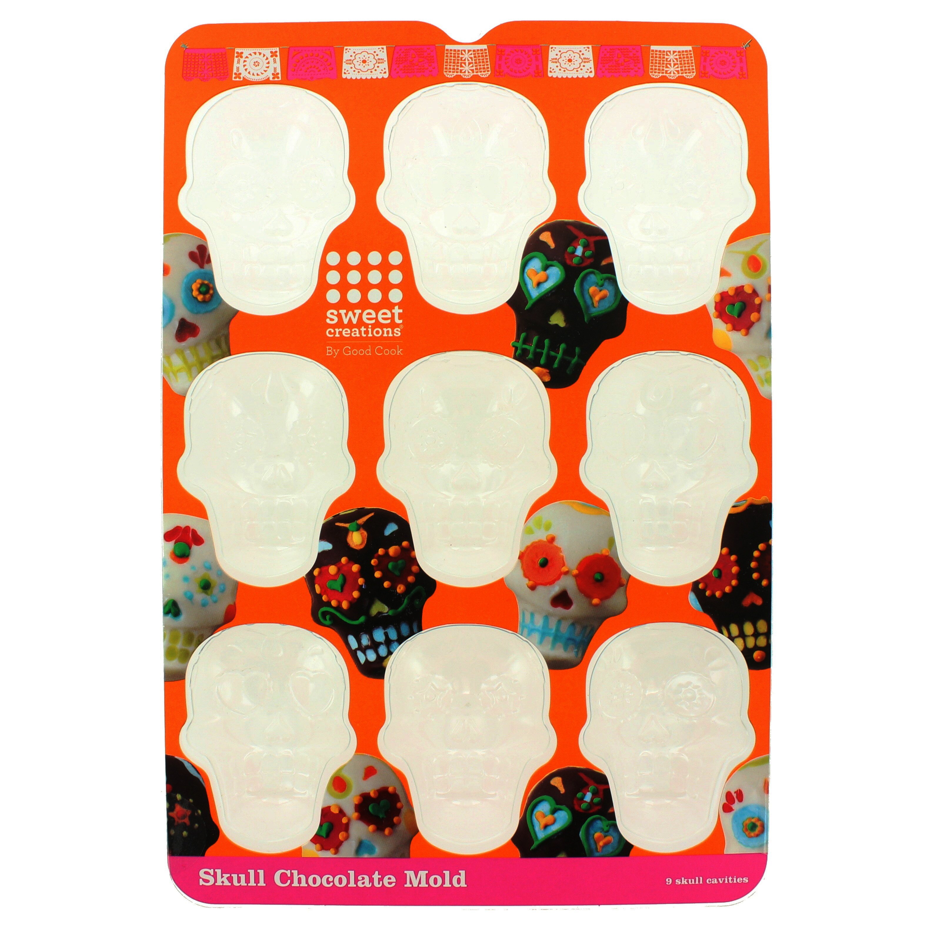 Sweet Creations Sugar Skulls Chocolate Mold Shop Baking tools at HEB