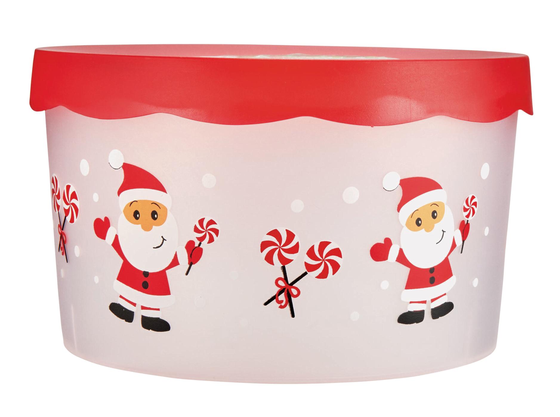 Holiday Helpers Christmas Cookie Containers, Colors & Designs May Vary; image 2 of 2
