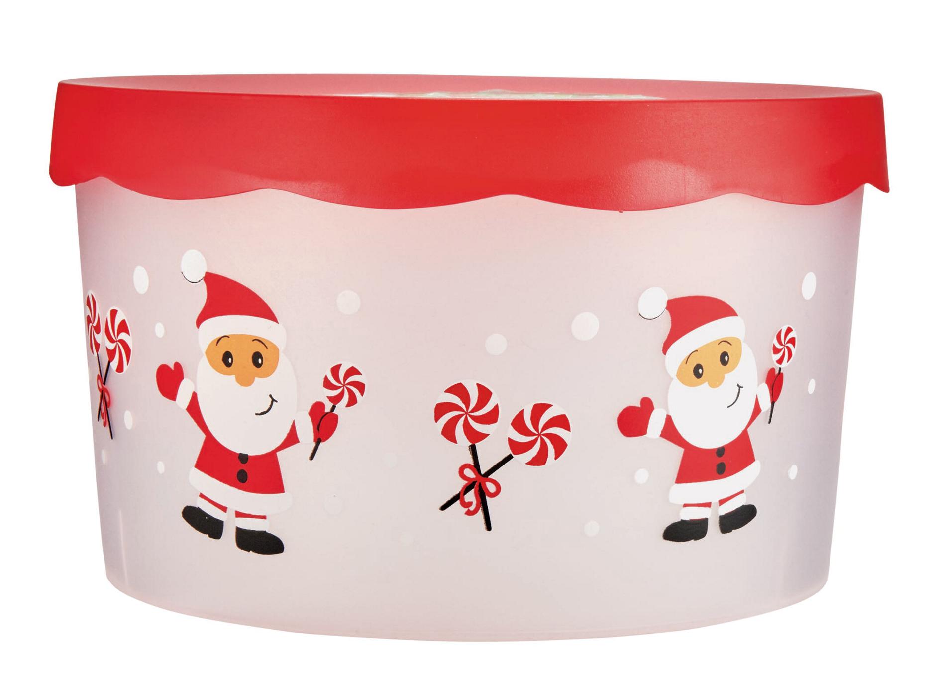 Holiday Helpers Christmas Cookie Containers, Colors & Designs May