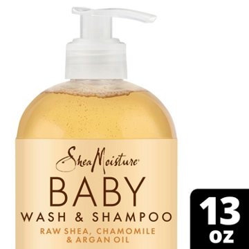 SheaMoisture Baby Wash + Shampoo - Raw Shea Chamomile & Argan Oil, 13 oz