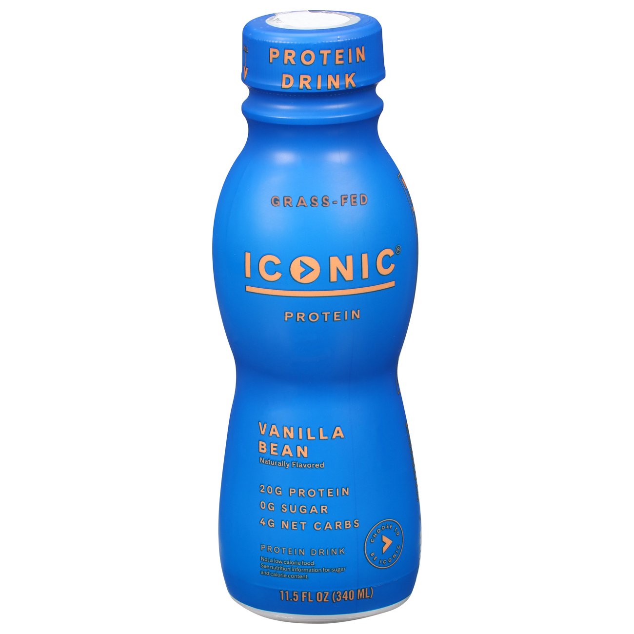 Iconic 20g GrassFed Protein Drink Vanilla Bean Shop Diet & Fitness
