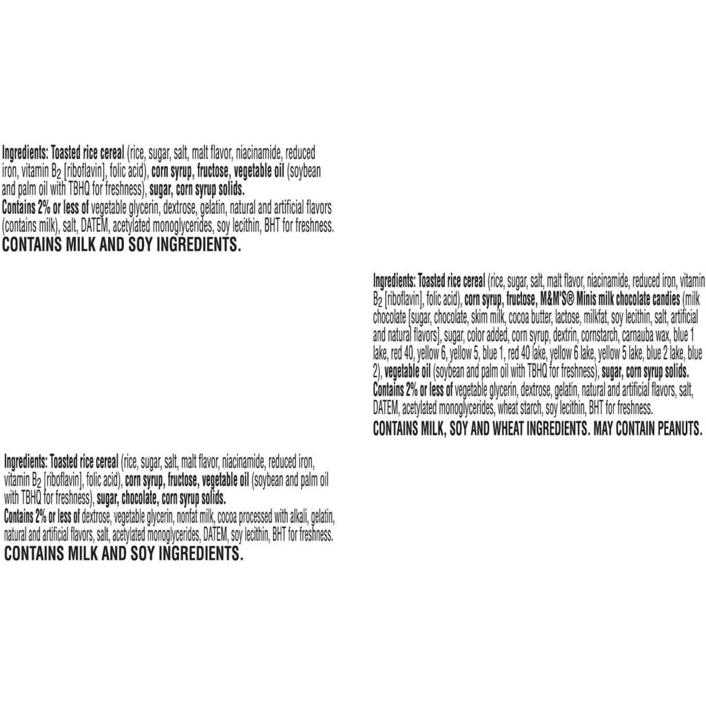 Rice Krispies Treats Variety Pack Crispy Marshmallow Squares, 12.1 oz; image 6 of 7