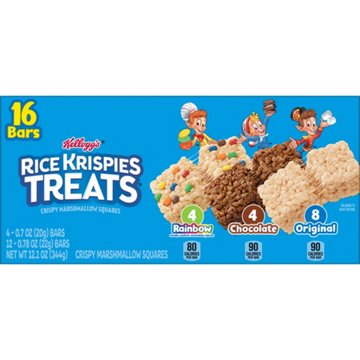 Rice Krispies Treats Variety Pack Crispy Marshmallow Squares, 12.1 oz, 16 ct