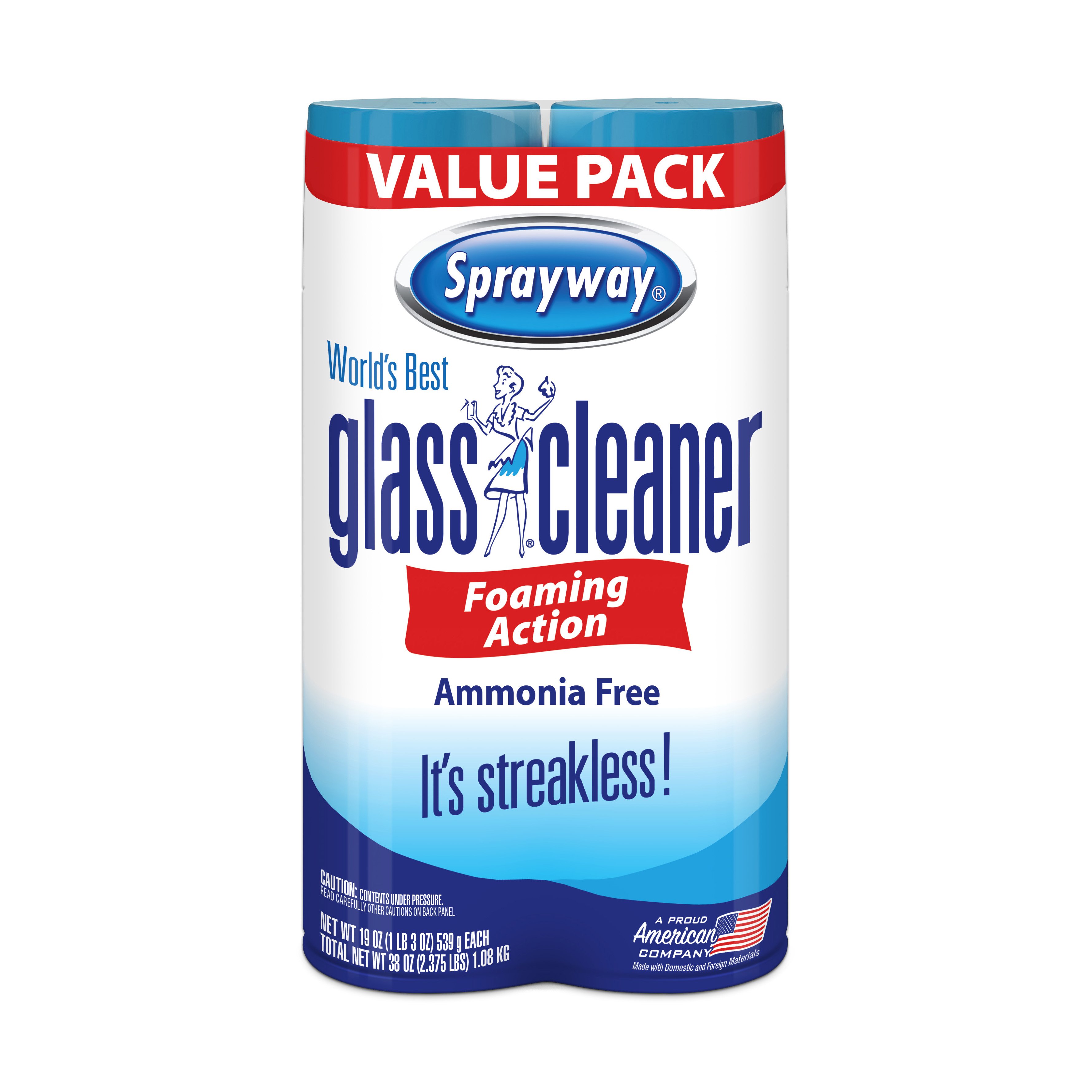 Ammonia-Free Glass Cleaner Wipes - Sprayway Cleaners