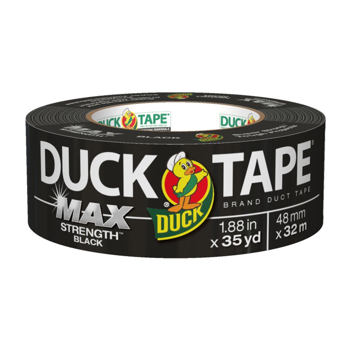 Duck Max Strength Brand Black Duct Tape Shop Adhesives & tape at HEB