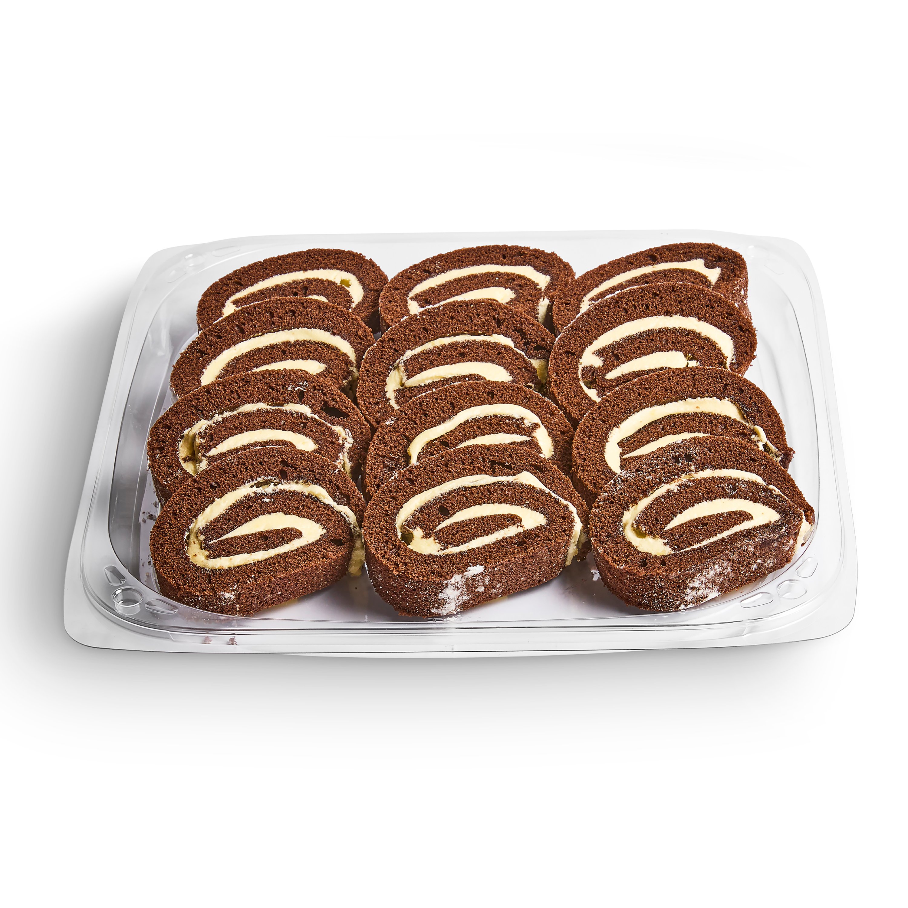 HEB Bakery Party Tray Chocolate Cake Rolls Shop Standard party