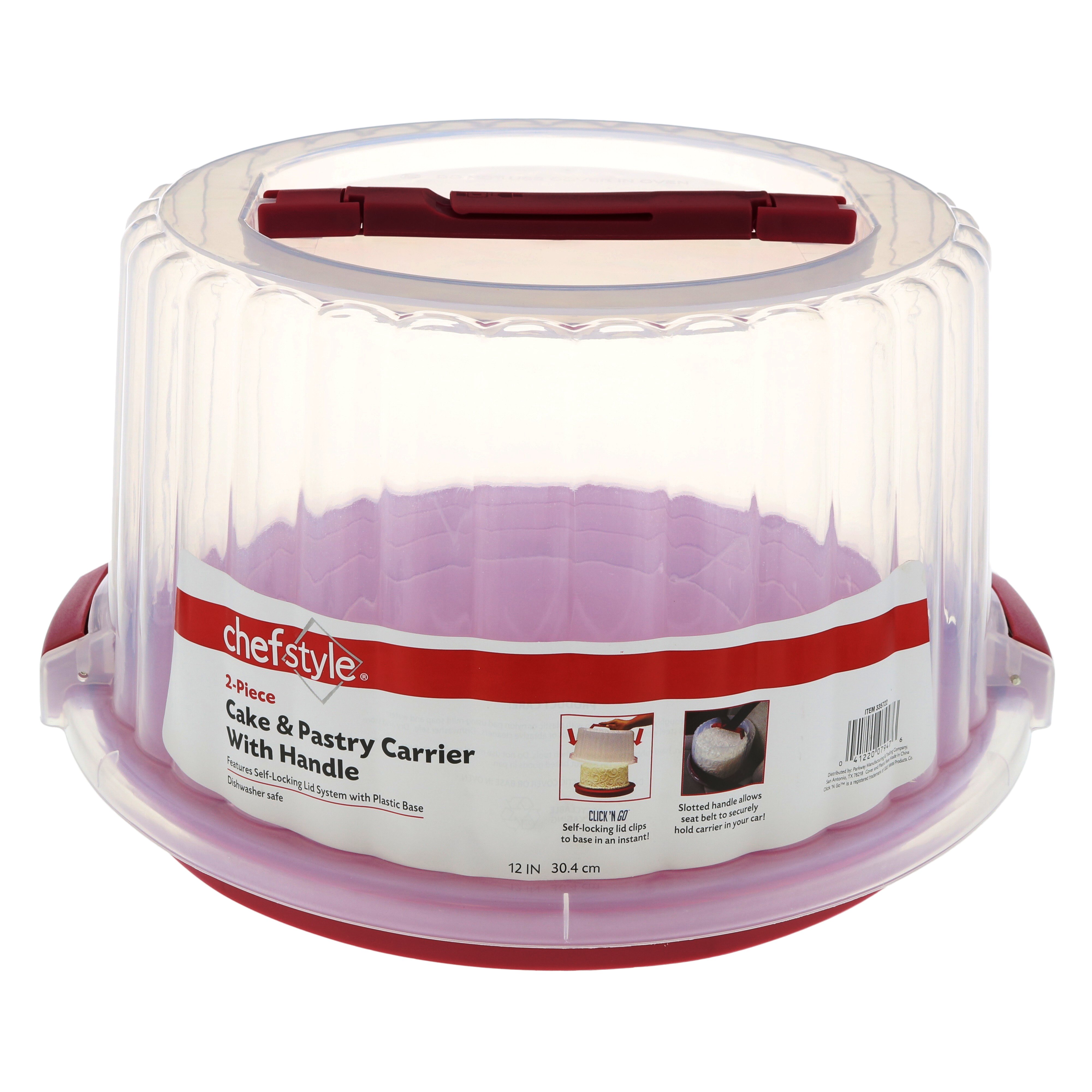 chefstyle Click 'N Go Cake & Pastry Carrier with Handle Shop Kitchen