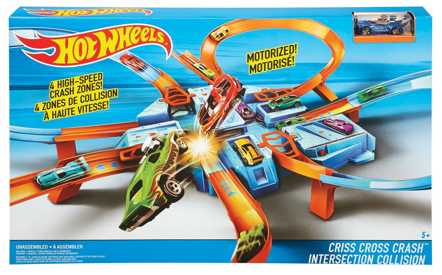 criss cross crash track set