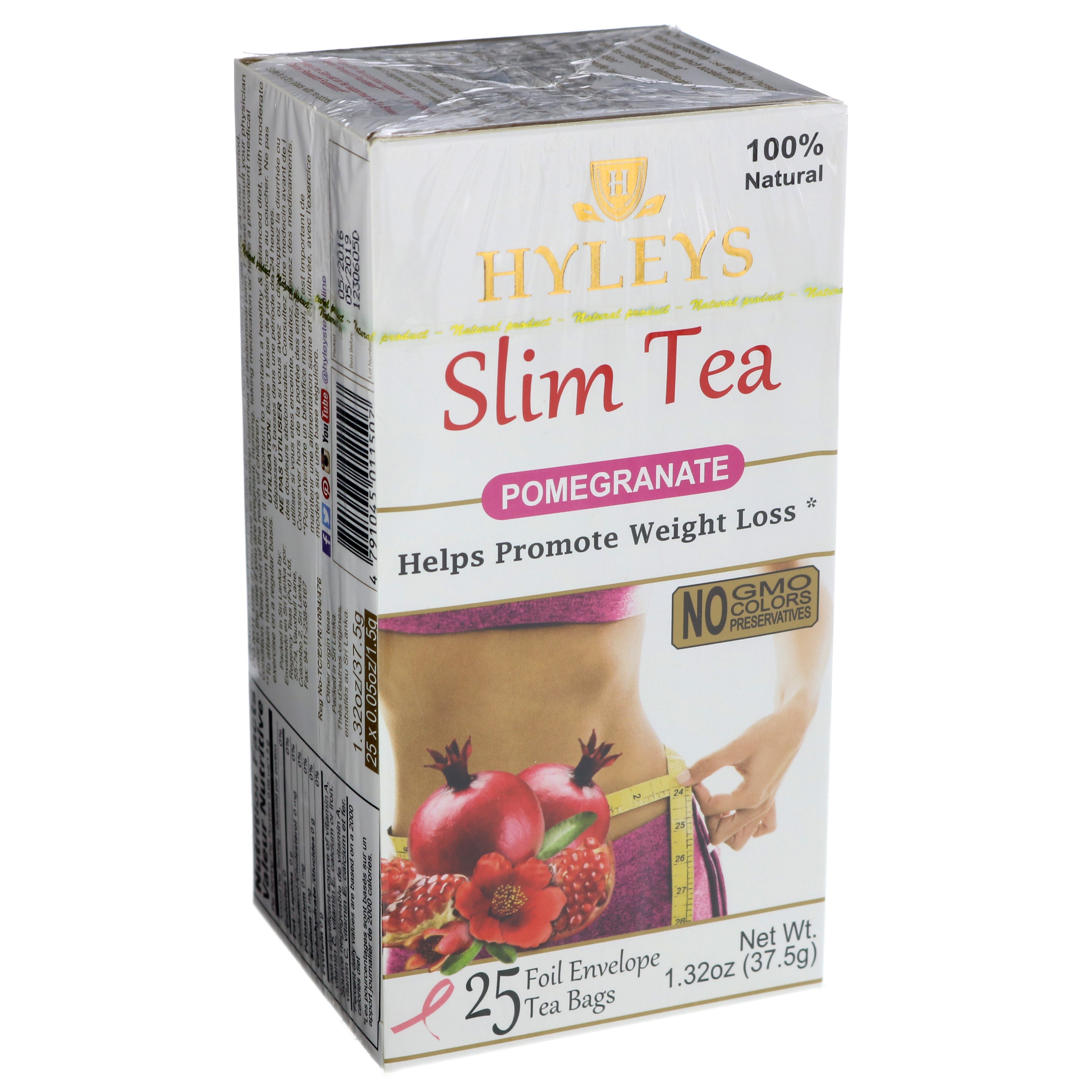 Hyleys Slim Tea Pomegranate Tea Bags - Shop Tea at H-E-B