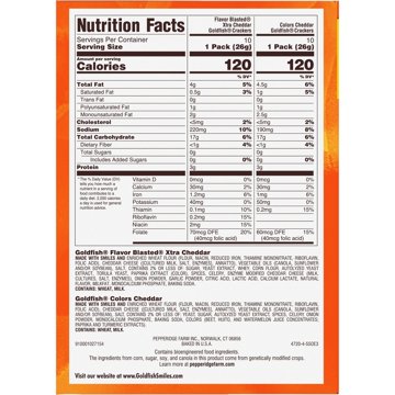 Goldfish Baked Cheddar Crackers Variety Pack - Xtra Cheddar & Colors