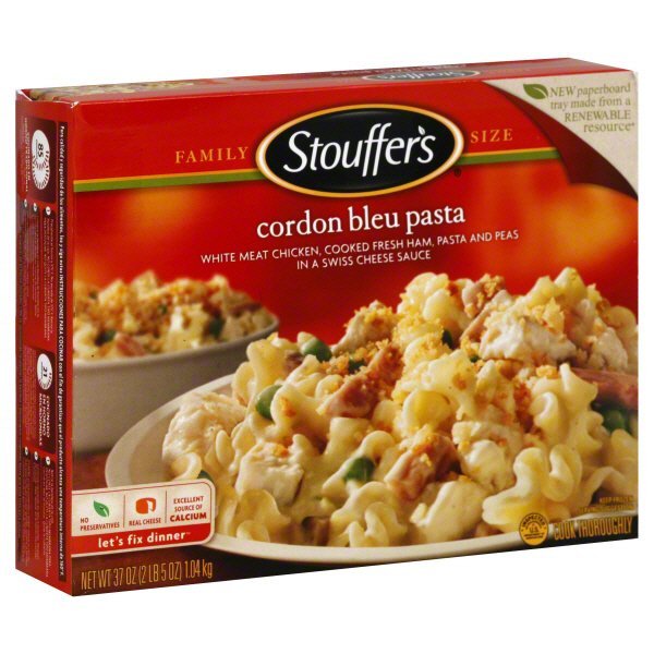 Stouffer's Cordon Bleu Pasta Family Size Shop Entrees & Sides at HEB