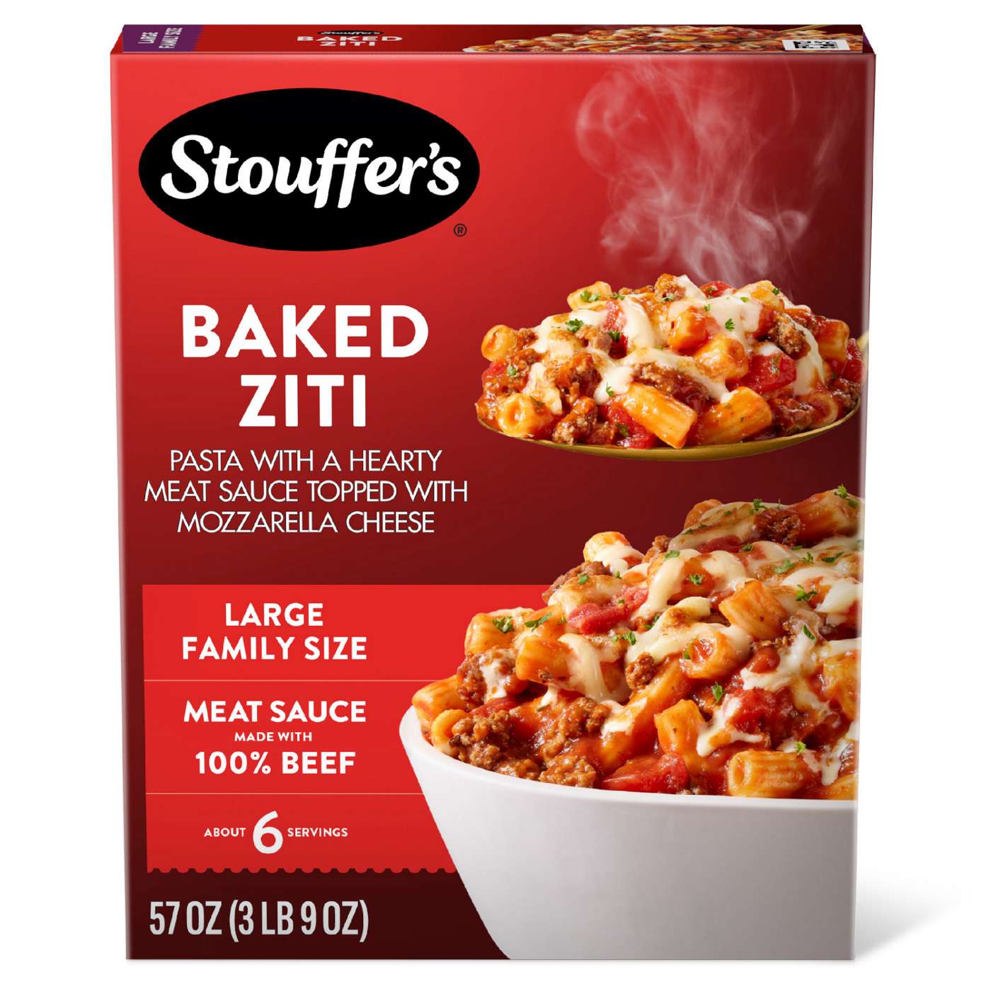 Stouffer's Baked Ziti - Large Family Size; image 1 of 8