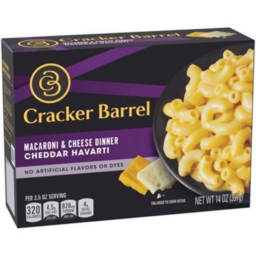 Cracker Barrel Cheddar Havarti Macaroni & Cheese Dinner, 14 oz