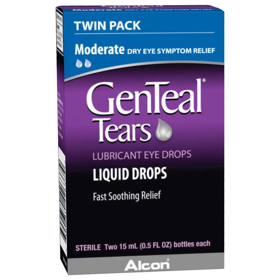 GenTeal Tears Moderate Lubricant Eye Drops Twin Pack Shop Eye Drops