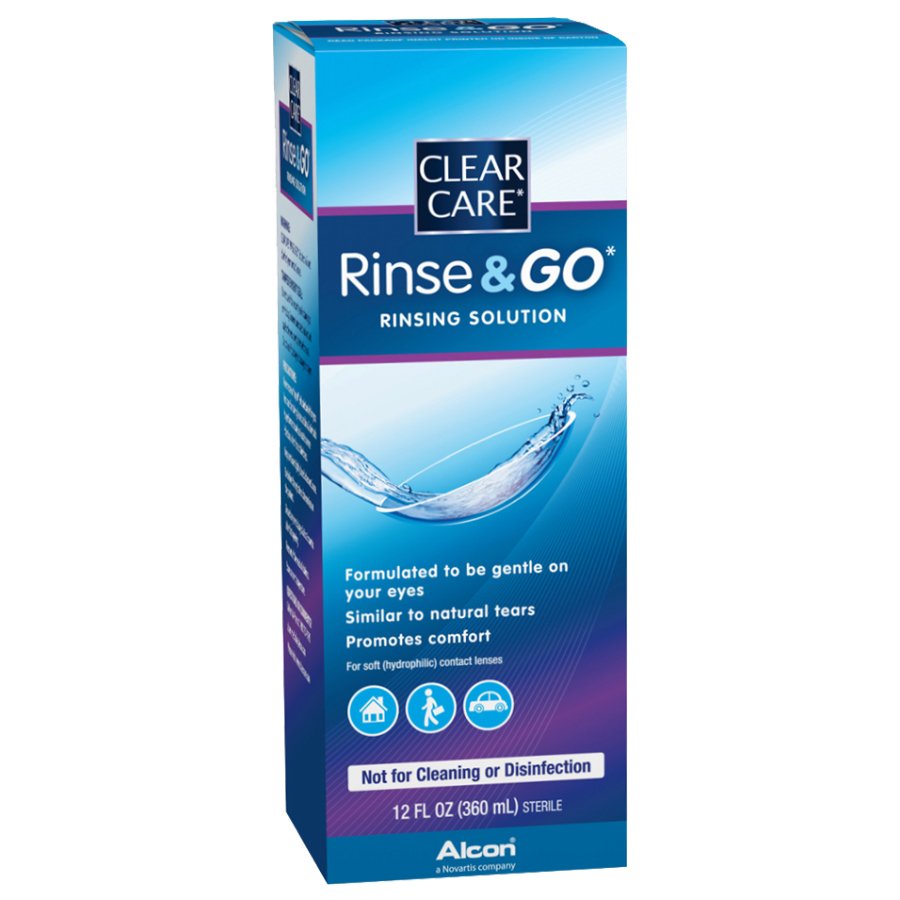 CLEAR CARE Rinse & Go Rinsing Solution Shop Contact lens solution