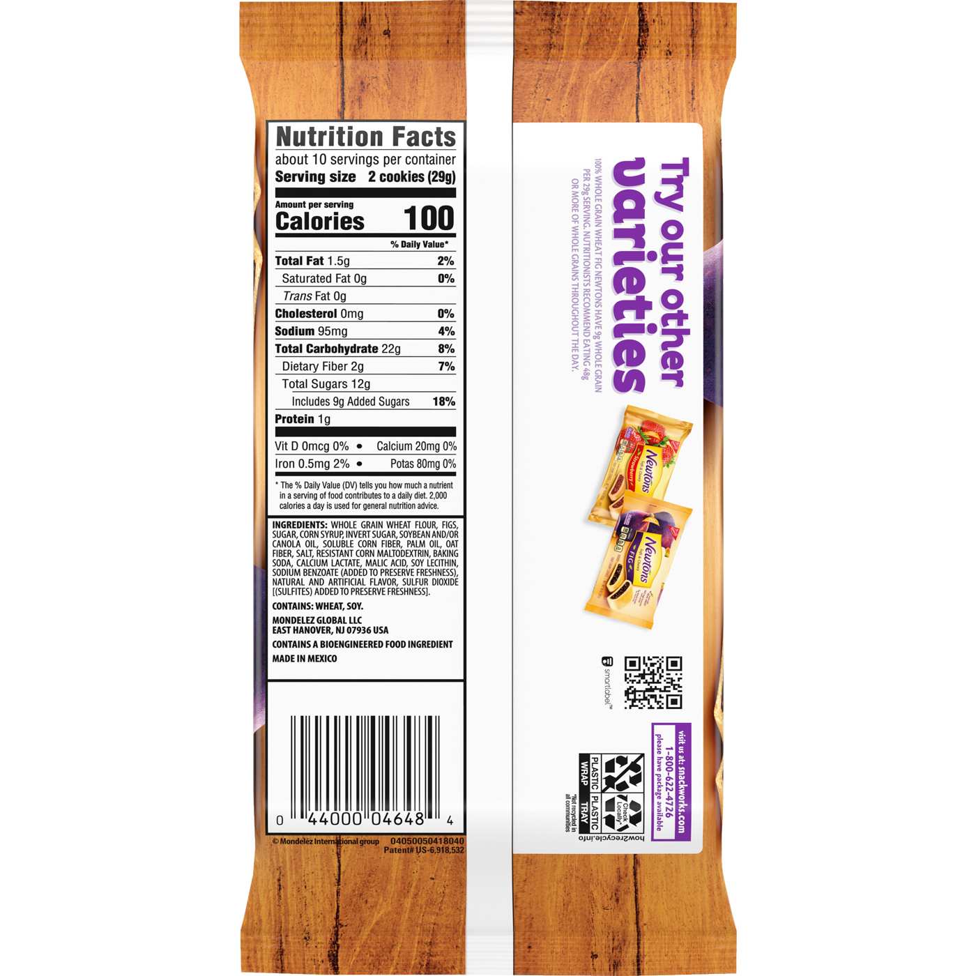 Newtons 100% Whole Grain Wheat Soft & Fruit Chewy Fig Cookie Bars; image 3 of 10