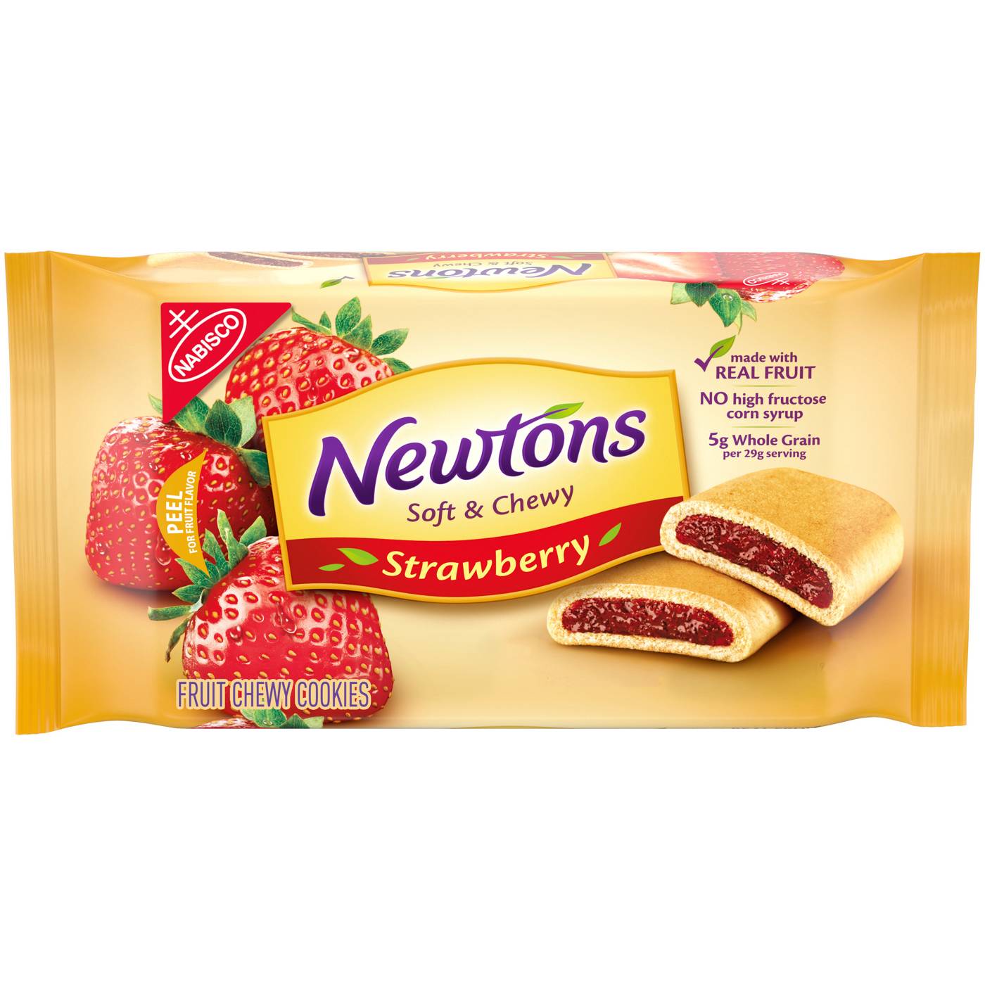 Newtons Soft & Fruit Chewy Strawberry Cookie Bars; image 1 of 10