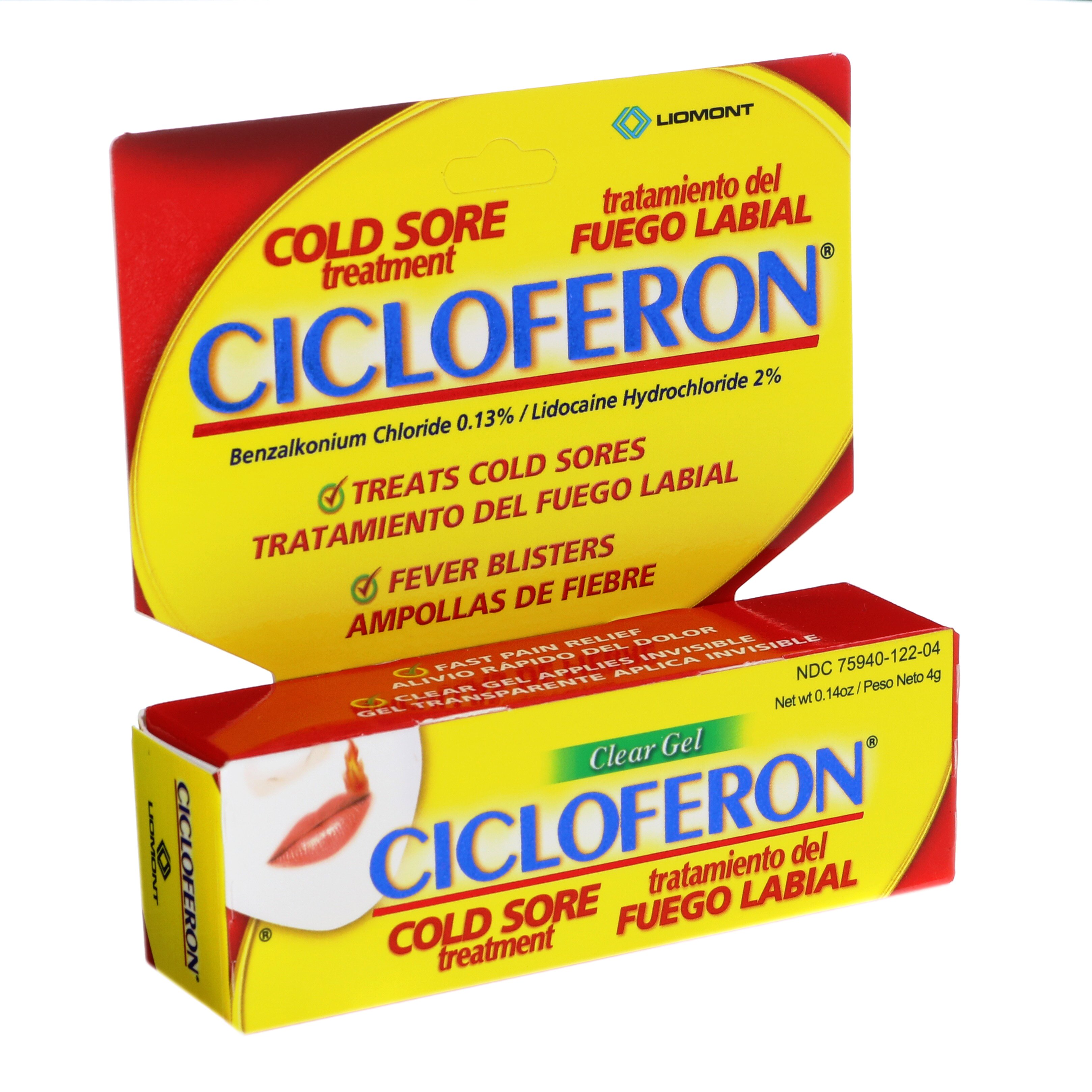 Cicloferon Cold Sore Treatment Clear Gel Shop Lip Balm & Treatments
