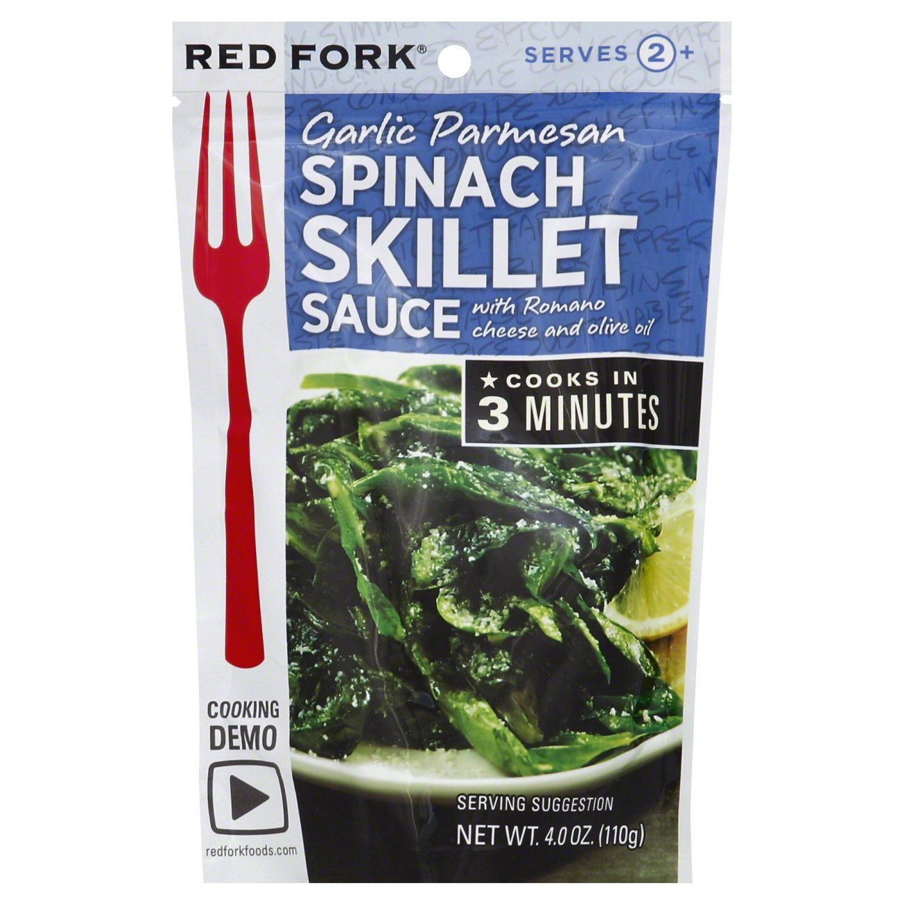 Red Fork Garlic Parmesan Spinach Sauce Shop Cooking Sauces at HEB