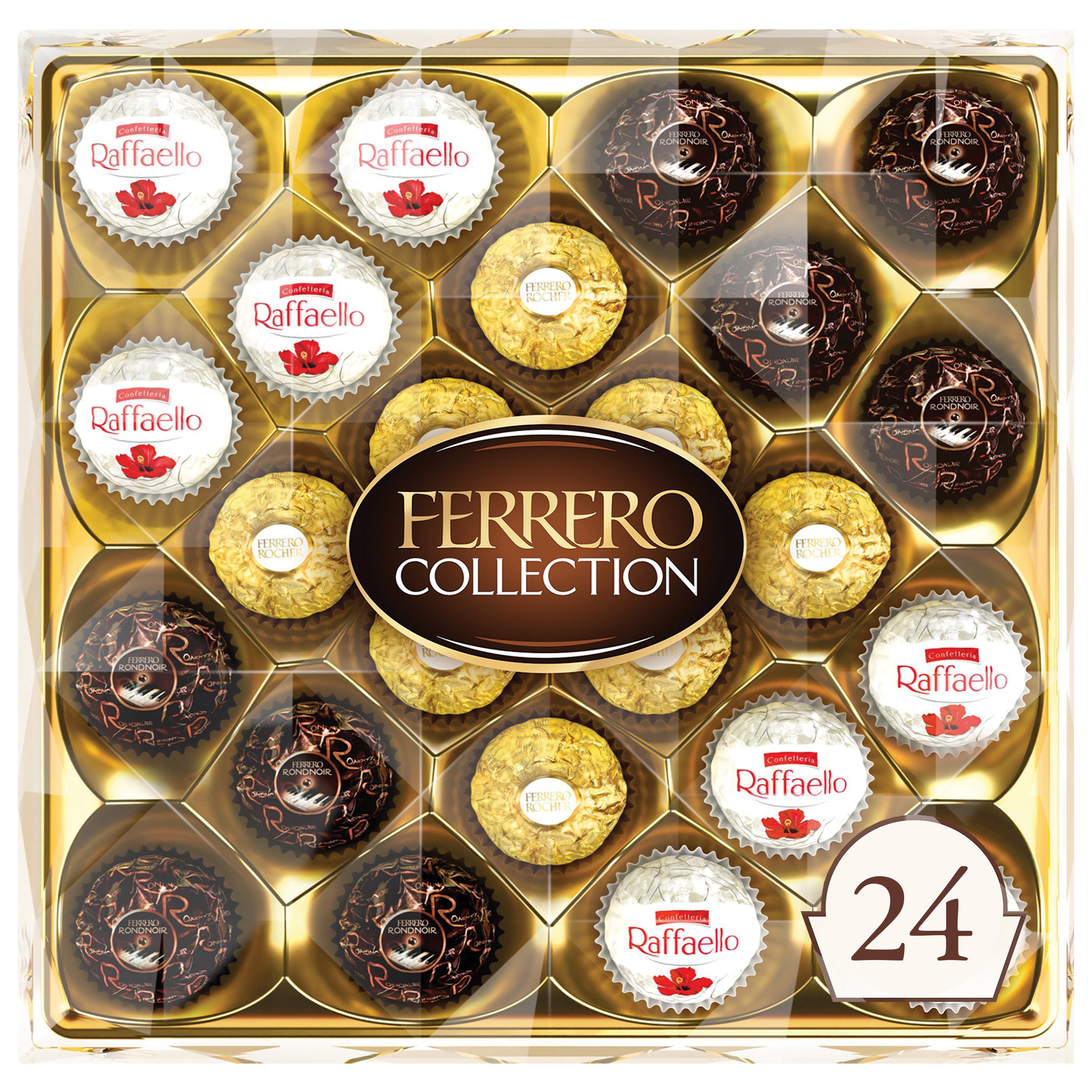 Ferrero Collection Fine Assorted Confections Gift Box, 24 pc, 9.33